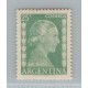 ARGENTINA 1952 GJ 1007A ESTAMPILLA VARIEDAD DE PAPEL NUEVA MINT